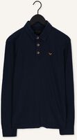 Blaue PME LEGEND Polo-Shirt LONG SLEEVE POLO PIQUE GARMENT DYE Blaue PME LEGEND Polo-Shirt LONG SLEEVE POLO PIQUE GARMENT DYE - medium
