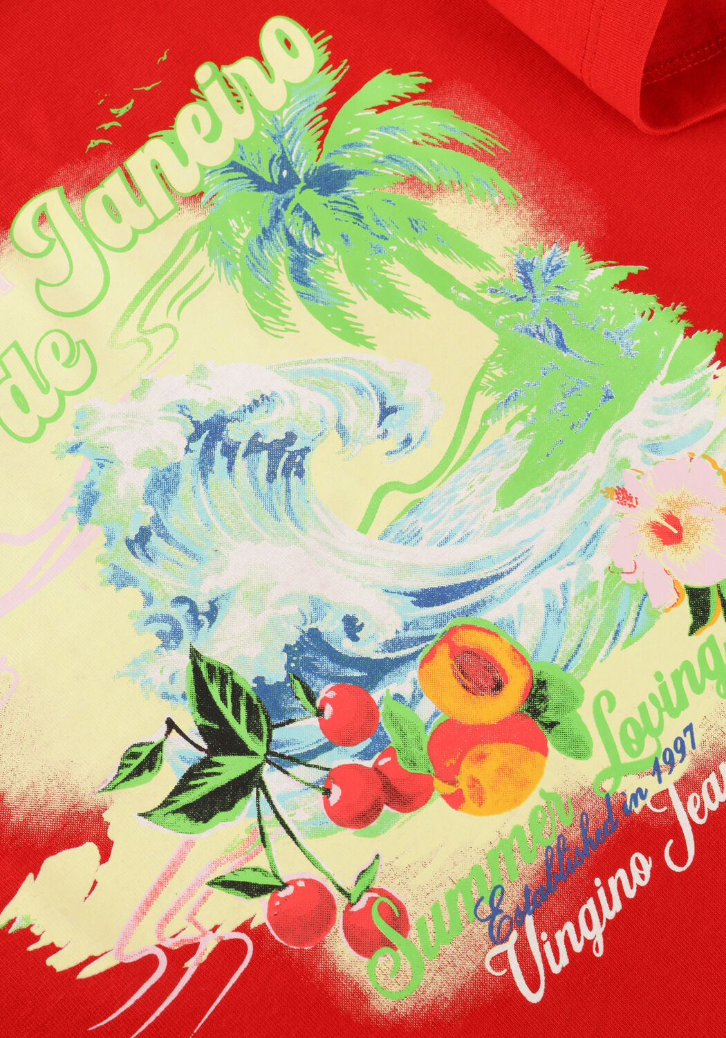 Rote VINGINO T-shirt HENSKE - large