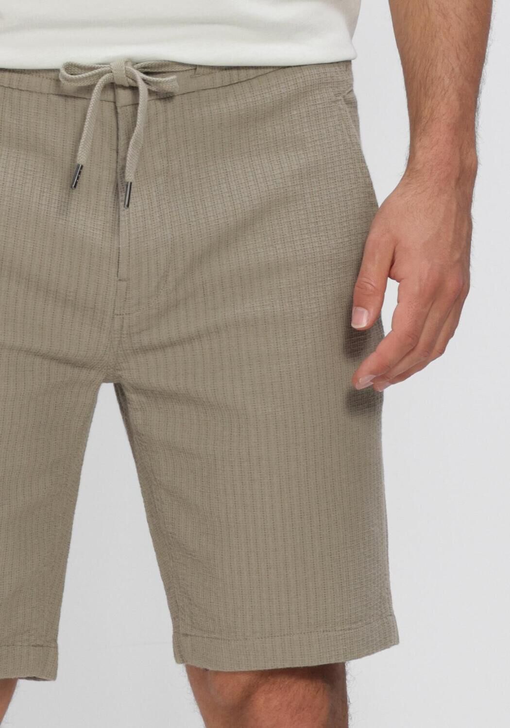 Khaki CAST IRON Kurze Hose CHINO SHORTS STRUCTURE - large