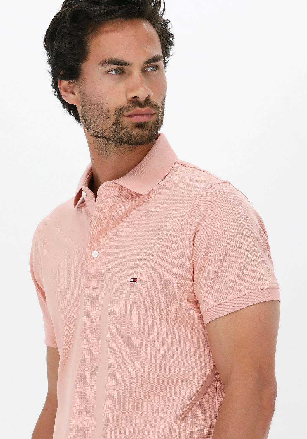 pink tommy polo