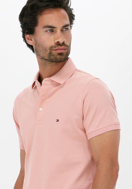 Hell-Pink TOMMY HILFIGER Polo-Shirt 1985 SLIM POLO - large