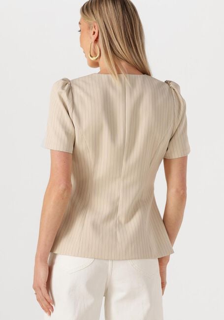 Sand NEO NOIR Blusen JULES PINSTRIPED BLOUSE - large