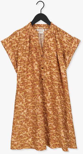 Ocker SCOTCH & SODA Minikleid COLOR BLOCKED COTTON THROW-ON DRESS - large