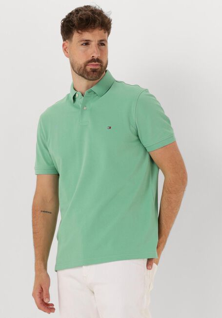 Grüne TOMMY HILFIGER Polo-Shirt 1985 REGULAR POLO - large
