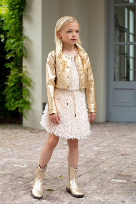Ecru LIKE FLO Minikleid FLO FEATHER DRESS - large