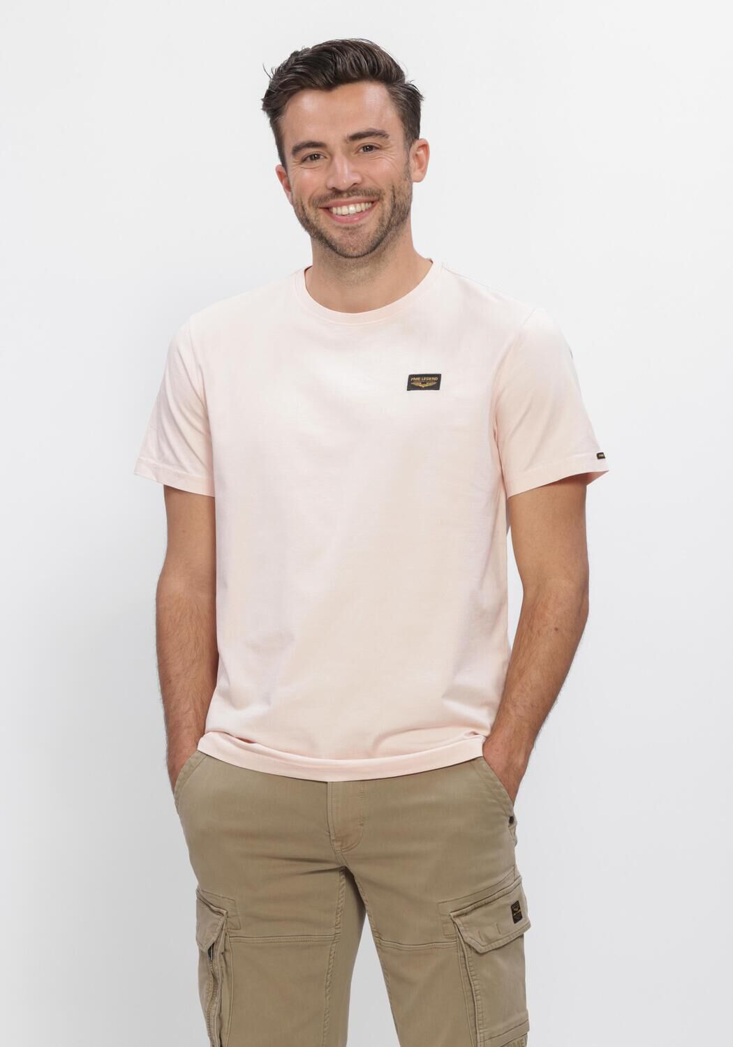 Hell-Pink PME LEGEND T-shirt SHORT SLEEVE R-NECK AMERICAN CLASSIC - large