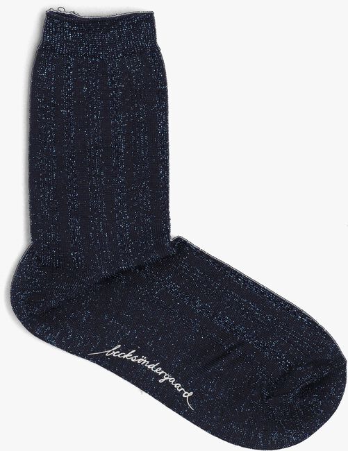 Blaue BECKSONDERGAARD Socken GLITTER DRAKE SOCK - large