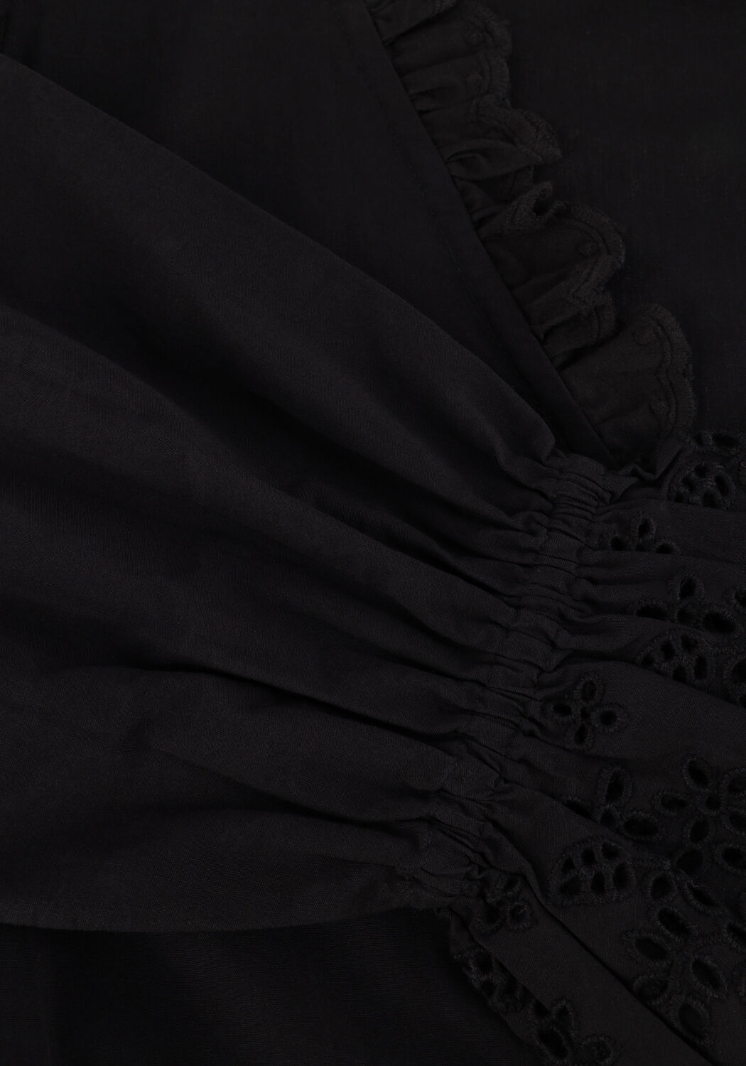 Schwarze NEO NOIR Blusen MATSI EMBROIDERY BLOUSE - large