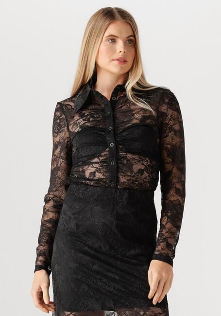 Schwarze GESTUZ Blusen GZLEALA SHIRT - large