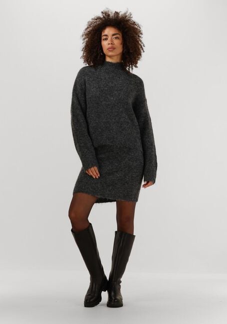 Dunkelgrau NEO NOIR Minirock NARIA FLUFFY KNIT SKIRT - large