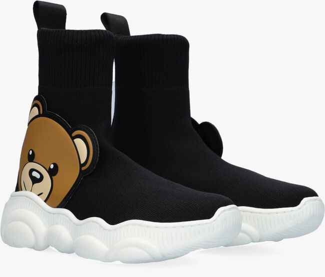 Schwarze MOSCHINO Sneaker high SOCK SNEAKER TEDDY BEAR - large
