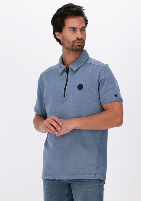 Graue CAST IRON Polo-Shirt SHORT SLEEVE POLO REGULAR KNITTED FINE COTTON - large