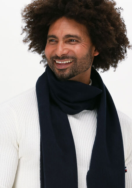 Blaue TOMMY HILFIGER Schal UPTOWN WOOL SCARF - large
