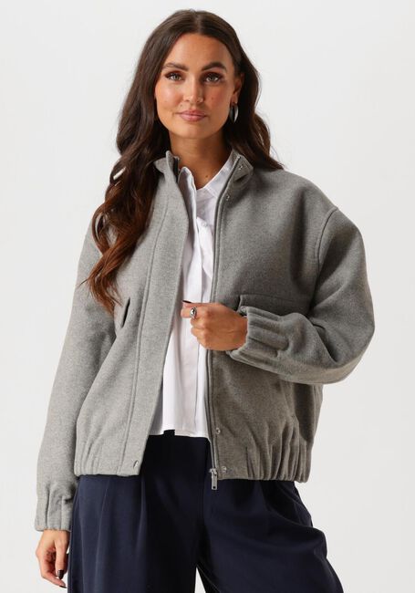 Graue SELECTED FEMME Jack SLFSELMA BOMBER JACKET - large