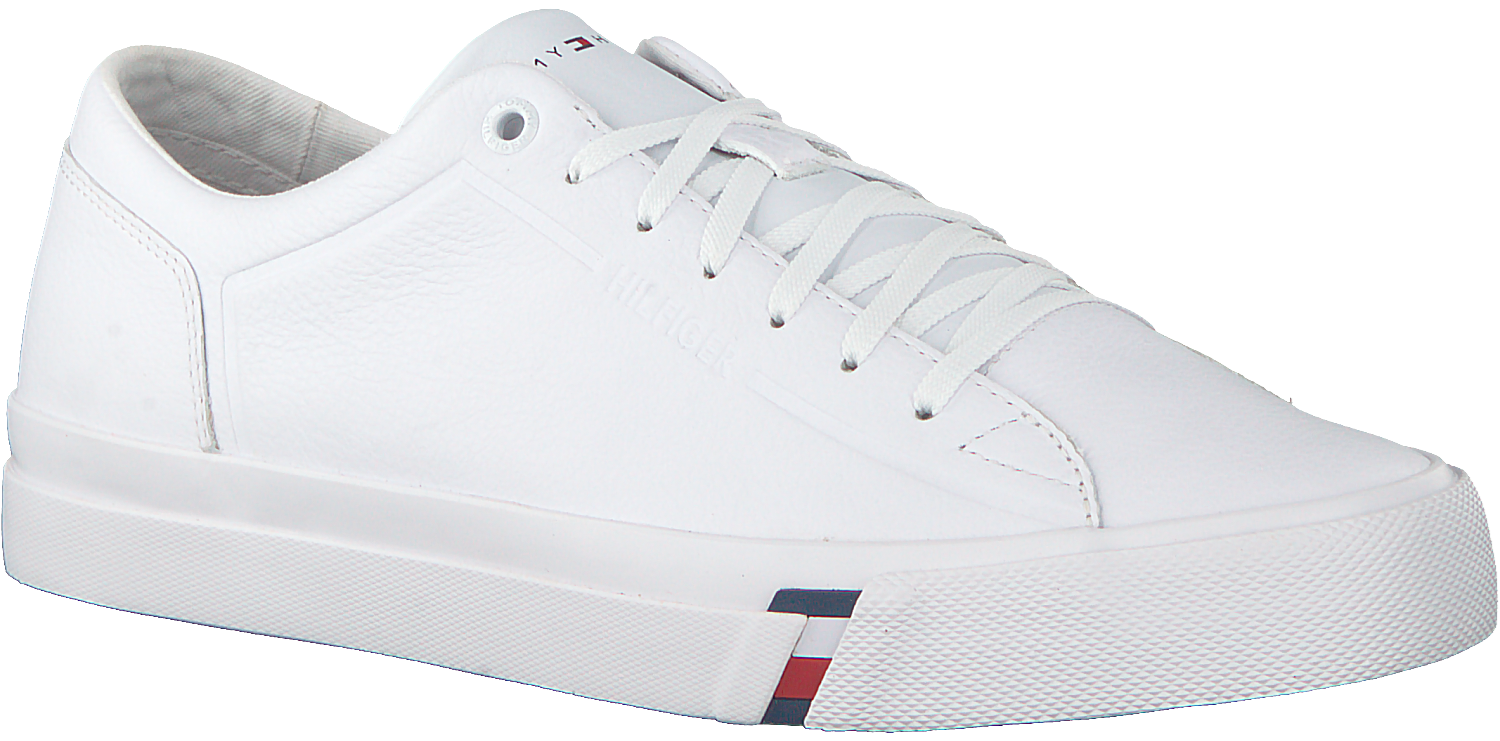 tommy hilfiger corporate leather sneaker fm0fm02672bds