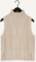 Sand CC HEART Spencer EMILY ZIP KNIT VEST Sand CC HEART Spencer EMILY ZIP KNIT VEST - medium