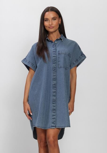 Blaue BY-BAR Minikleid HELLA DENIM DRESS - large