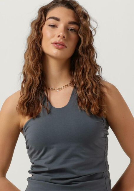 Blaue 10DAYS Top SPORTY WRAPPER - large