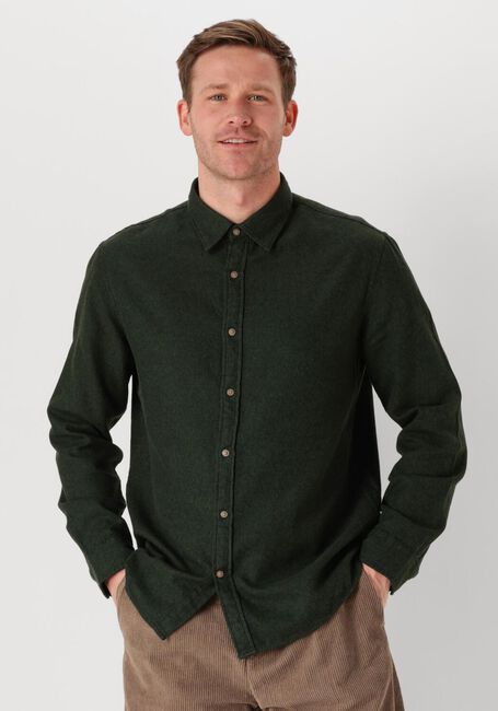 Dunkelgrün SELECTED HOMME Casual-Oberhemd SLHREG-OWEN FLANNEL MIX SHIRT - large