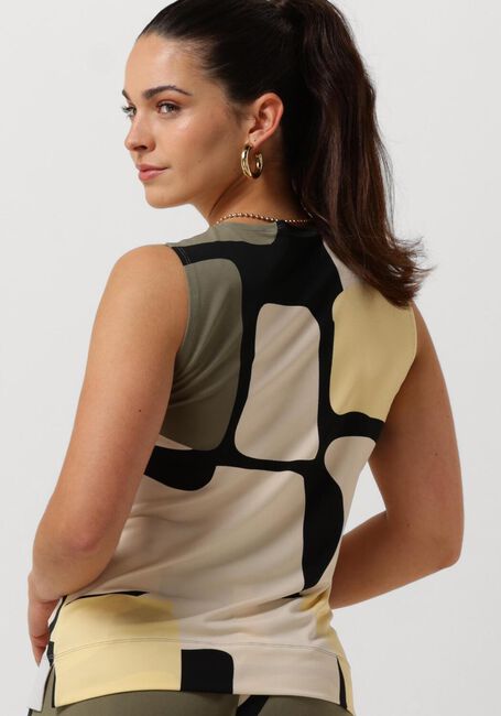 Mehrfarbige/Bunte VANILIA Top PRINTED SLEEVEL - large