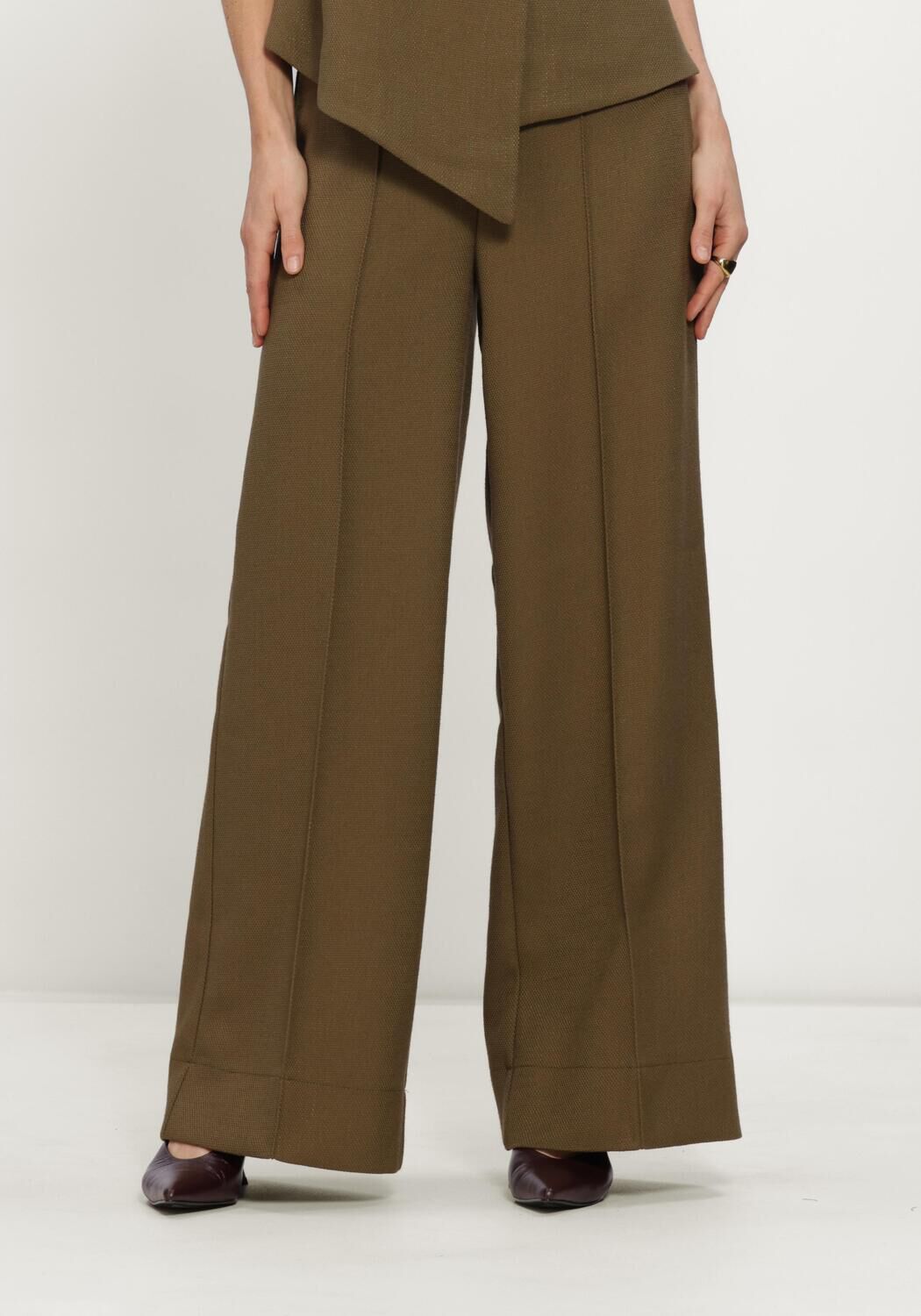 Gr&uuml;ne Y.A.S. Weite Hose YASCOMIRA HMW PANT S.