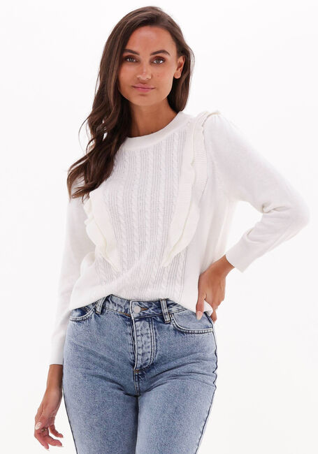 Weiße MINUS Pullover EUDORA KNIT PULLOVER - large
