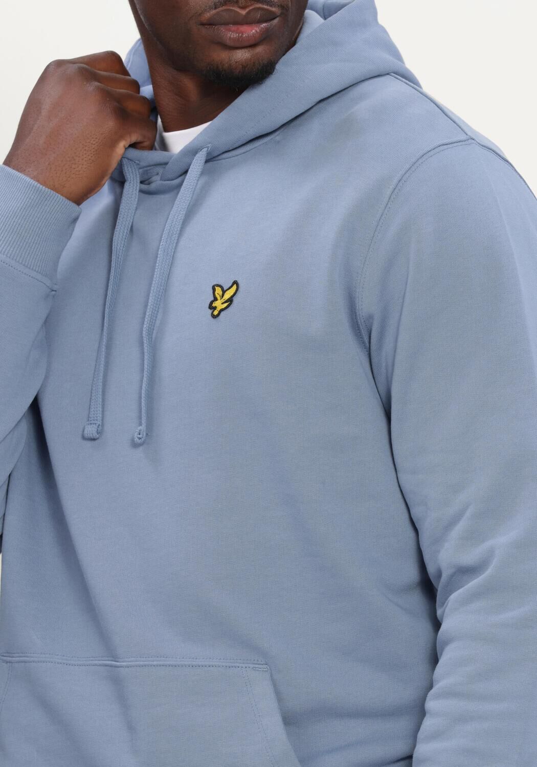 Hellblau LYLE & SCOTT Sweatshirt PULLOVER HOODIE - large