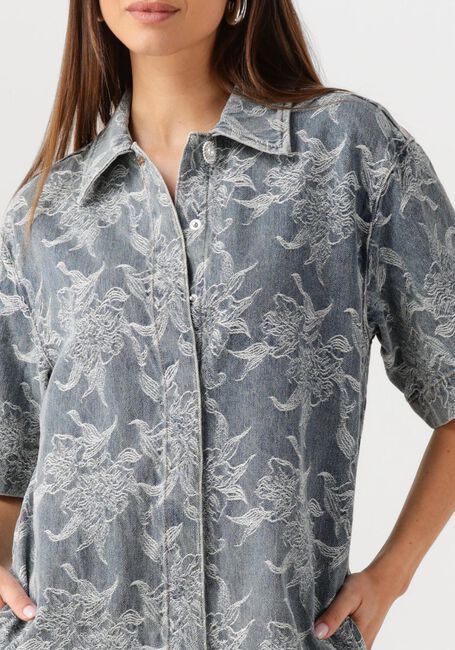 Graue Y.A.S. Maxikleid YASFLAMERA SS DENIM SHIRT DRESS - large