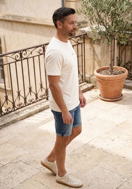 Blaue PURE PATH Kurze Hosen THE STEVE SKINNY FIT SHORT - large