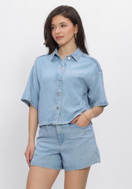 Blaue MSCH COPENHAGEN Blusen MSCHSAPHINA 2 4 SHIRT - large