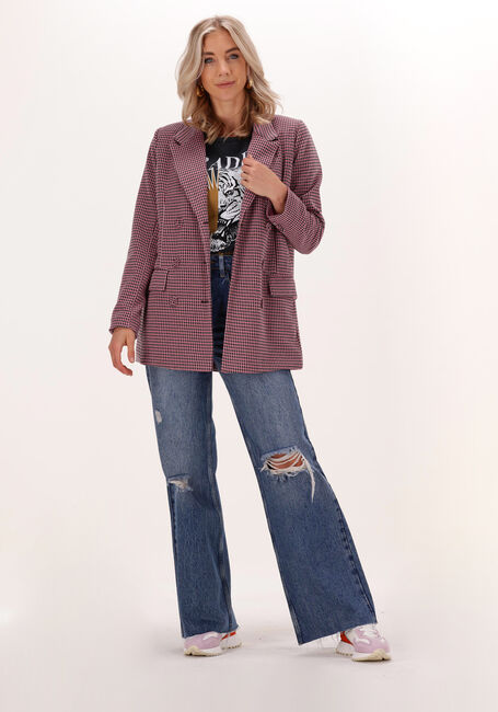 Dunkelgrau COLOURFUL REBEL T-shirt PARADISE TIGER ACID WASH BOXY TEE - large