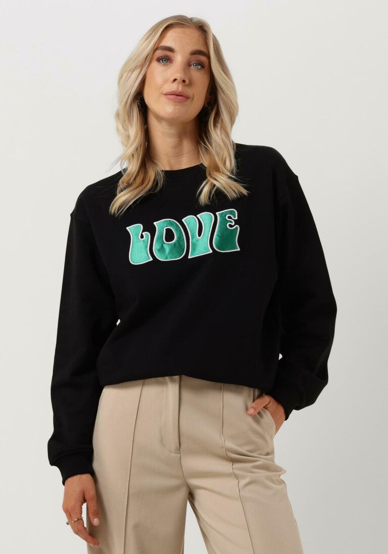 schwarze catwalk junkie sweatshirt sw more love