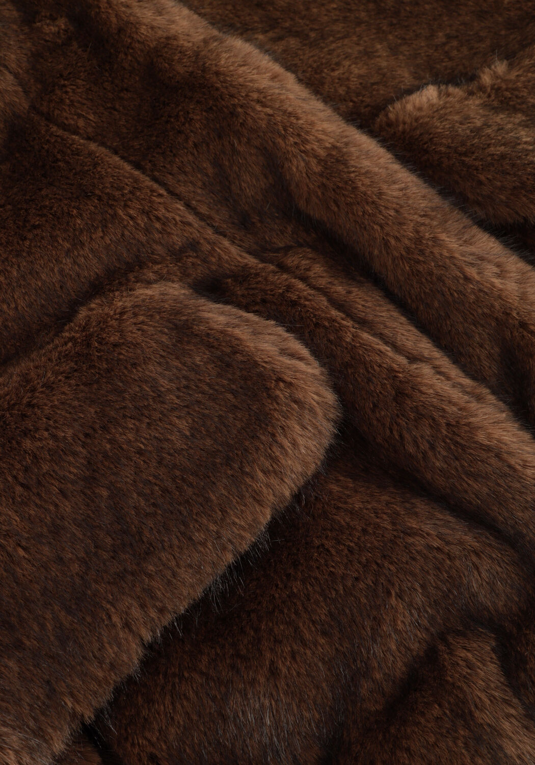 Braune SUNCOO Fake-Fur-Jack EVAN - large