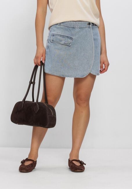 Hellblau CO'COUTURE Kurze Hosen ASJACC WRAP DENIM SKORT - large