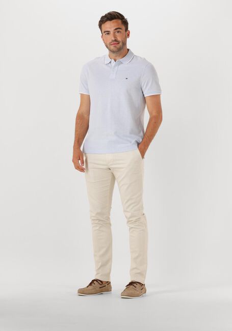 Hellblau TOMMY HILFIGER Polo-Shirt LINEN PIQUE REG POLO - large