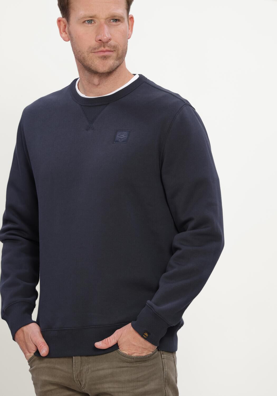 Dunkelblau PME LEGEND Pullover CREWNECK SOFT FLEECE SWEAT - large