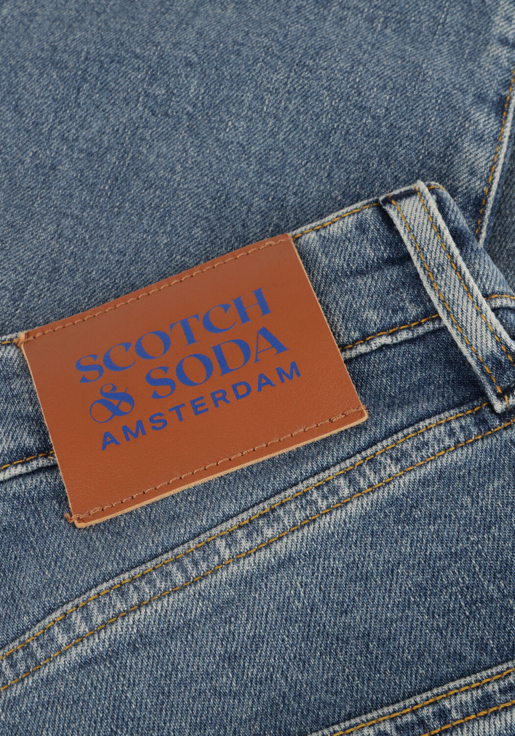 Blaue SCOTCH & SODA Straight leg jeans CORE THE ZEE STRAIGHT FIT JEANS - large