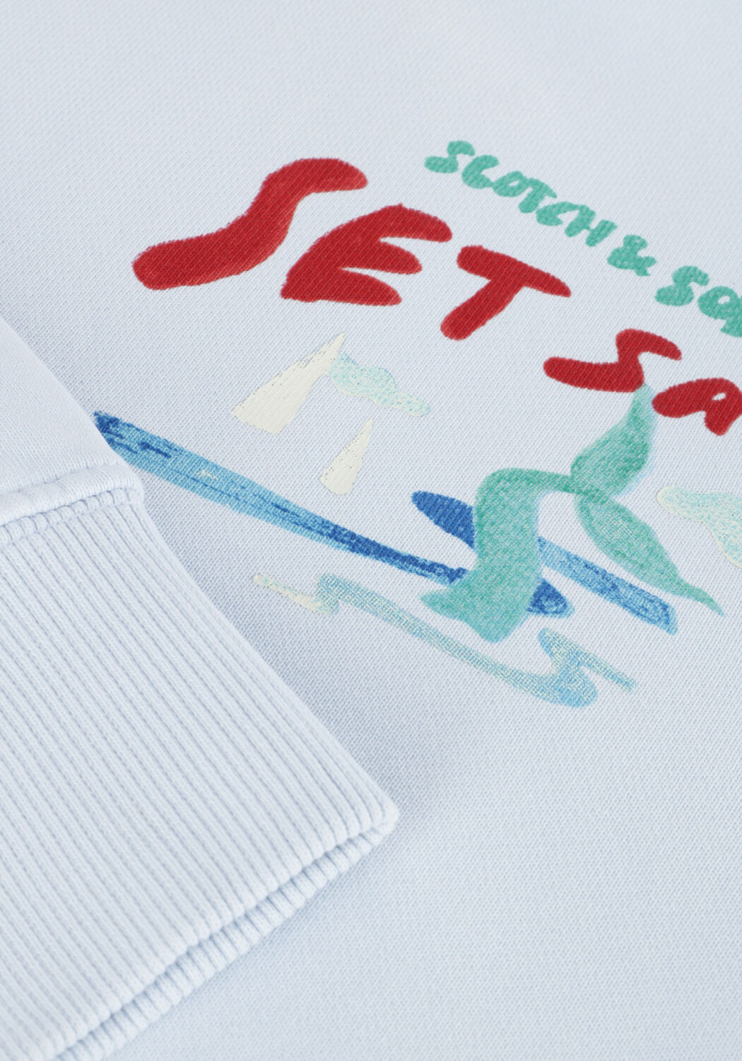 Hellblau SCOTCH & SODA Pullover FRONT BACK SAILOR ARTWORK SWEATSHIRT - large