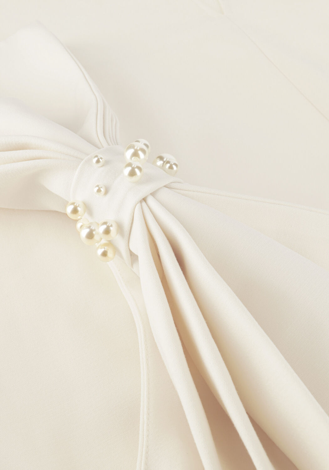 Nicht-gerade weiss Y.A.S. Brautmode YASLIZZIE OS MIDI BOW DRESS - CELEB - large