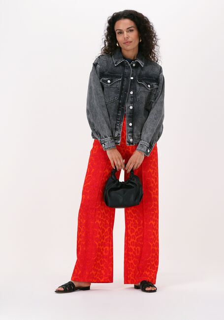 Graue ALIX THE LABEL Jeansjacke EMBROIDERD DENIM WAISTCOAT 321 - large