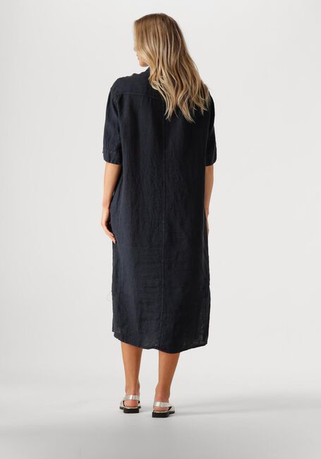 Dunkelblau BY-BAR Midikleid BRUNO LINNEN DRESS - large