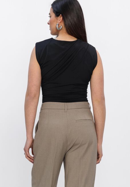 Schwarze ROSEMUNDE Top BILLIE SL DRAPE TOP - large