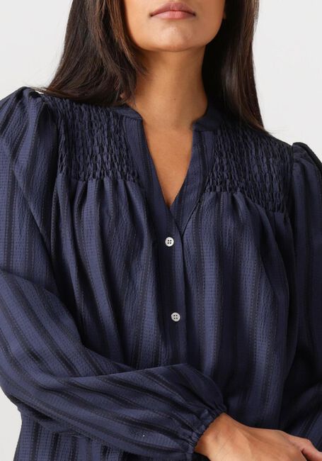 Dunkelblau CO'COUTURE Blusen LULU SMOCK V-SHIRT - large