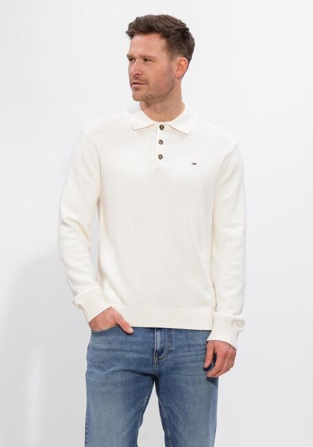Nicht-gerade weiss TOMMY JEANS Pullover TJM SLIM ESSENTIAL POLO SWTR EXT - large