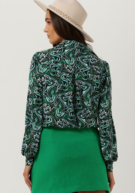 Blaue VANILIA Blusen LIQUID BLOUSE - large