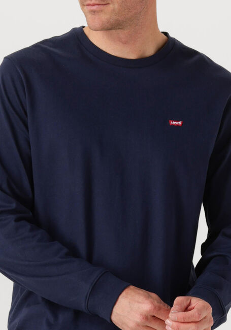 Dunkelblau LEVI'S T-shirt LS ORIGINAL HM TEE - large