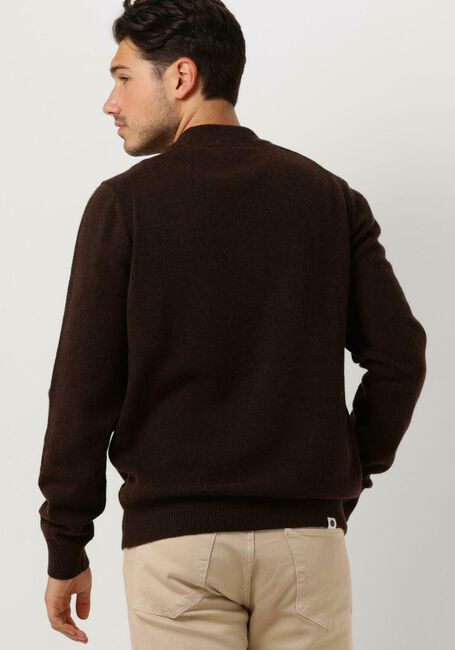 Braune ANERKJENDT Pullover AKRICO LAMBSWOOL KNIT - large