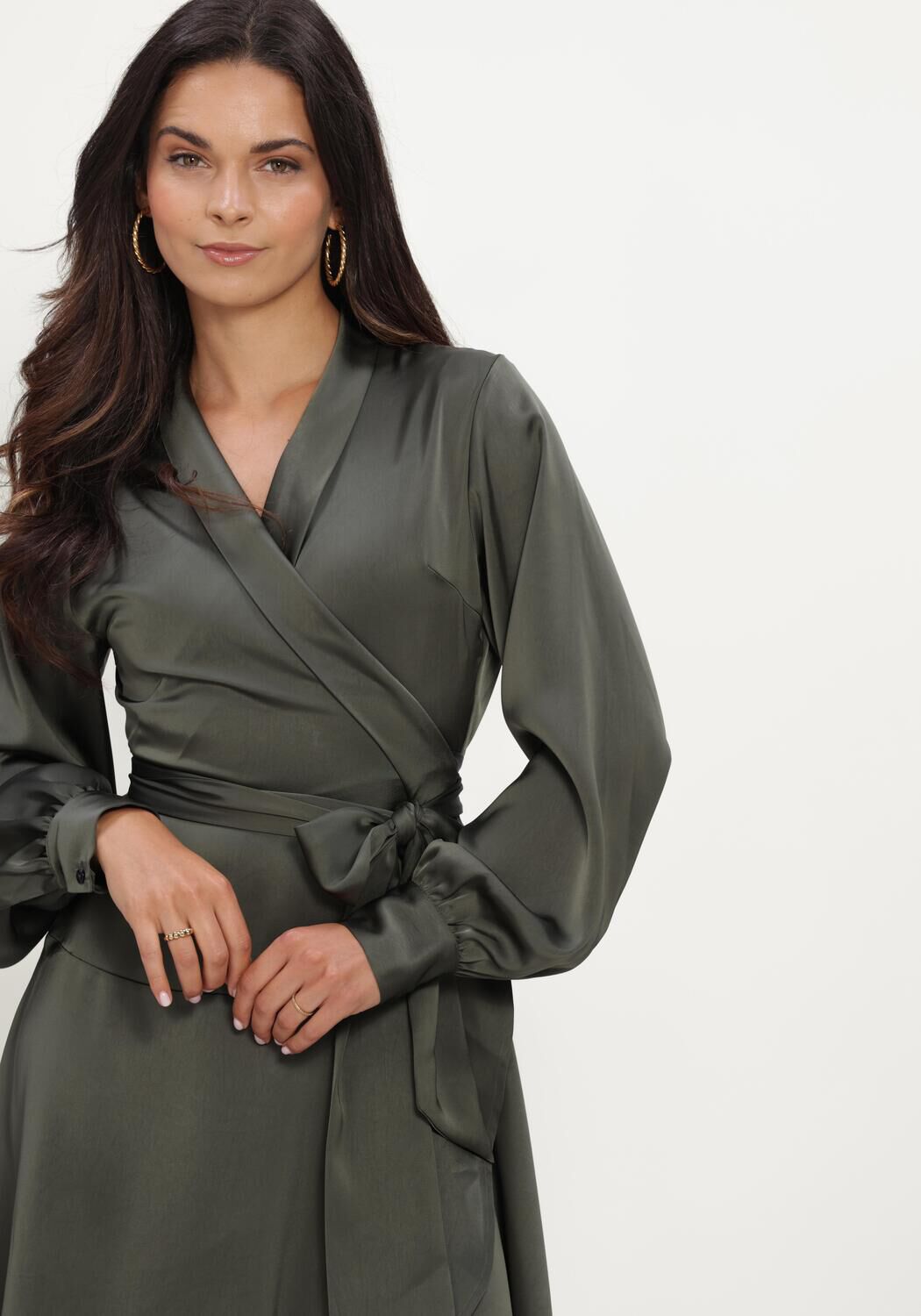 Dunkelgr&uuml;n NOTRE-V Minikleid NV-IVANA - large
