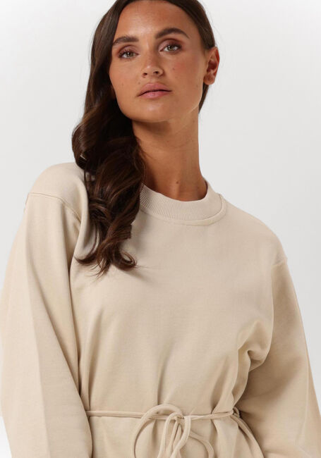 Beige ANOTHER LABEL Midikleid FJORDER DRESS L/S - large