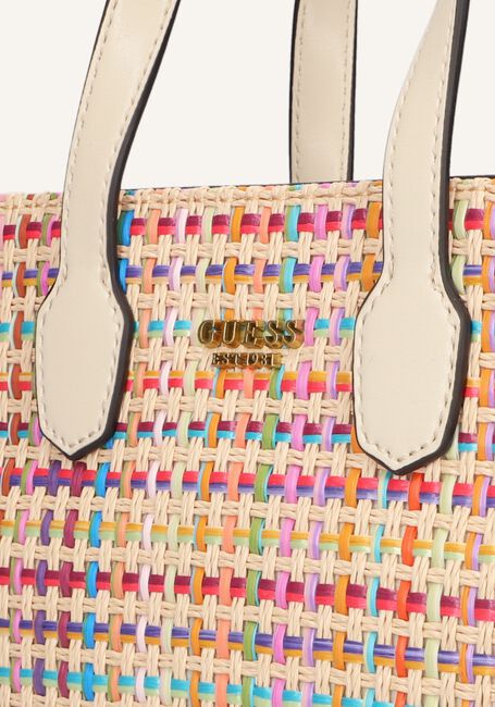 Mehrfarbige/Bunte GUESS Handtasche SILVANA COMPARTMENT MINI TOTE